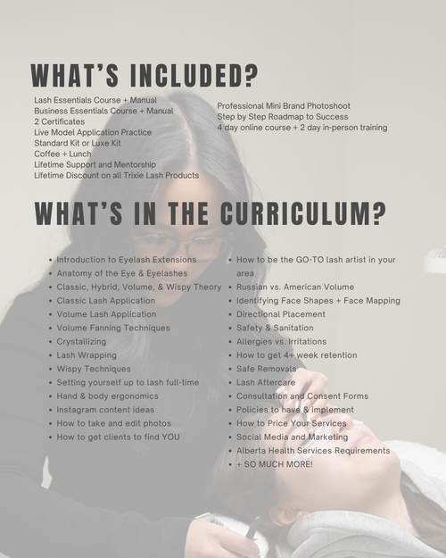 Calgary Beginner Lash Training - 2:1